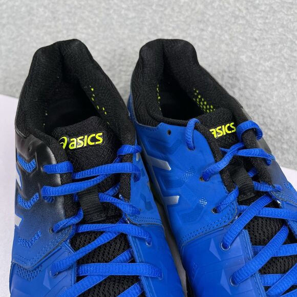 ASICS Gel Resolution 7 Shoes Mens 11.5 Illusion Blue Black Green Sneakers E701Y - Picture 10 of 13